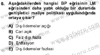 Maliye Politikası 1 Dersi 2013 - 2014 Yılı (Final) Dönem Sonu Sınav Soruları 6. Soru