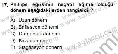 Maliye Politikası 1 Dersi 2014 - 2015 Yılı (Final) Dönem Sonu Sınav Soruları 17. Soru
