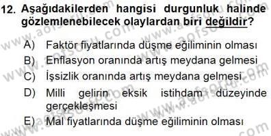 Maliye Politikası 1 Dersi 2015 - 2016 Yılı (Final) Dönem Sonu Sınav Soruları 12. Soru