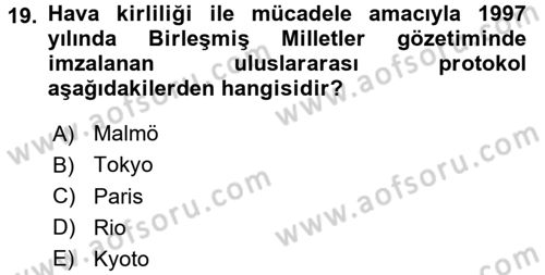 Maliye Politikası 1 Dersi 2015 - 2016 Yılı Tek Ders Sınav Soruları 19. Soru
