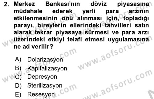 Maliye Politikası 1 Dersi 2016 - 2017 Yılı 3 Ders Sınav Soruları 2. Soru