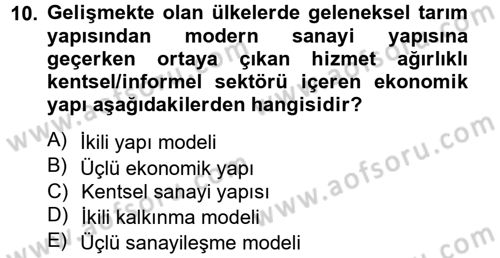 Maliye Politikası 2 Dersi 2012 - 2013 Yılı (Final) Dönem Sonu Sınav Soruları 10. Soru