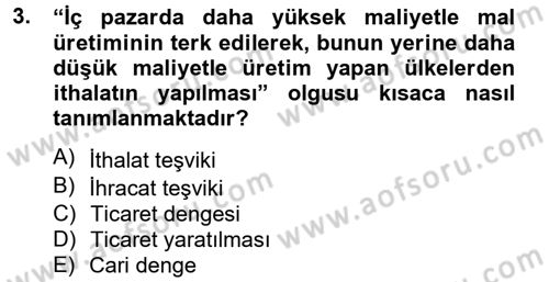 Maliye Politikası 2 Dersi 2012 - 2013 Yılı (Final) Dönem Sonu Sınav Soruları 3. Soru