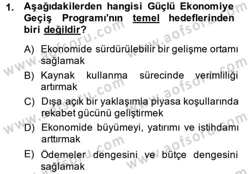Maliye Politikası 2 Dersi 2013 - 2014 Yılı (Final) Dönem Sonu Sınav Soruları 1. Soru