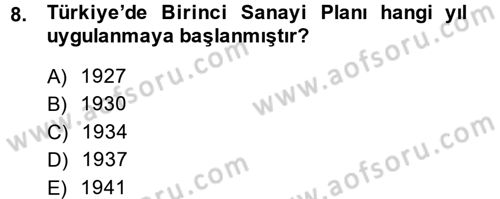 Maliye Politikası 2 Dersi 2013 - 2014 Yılı (Final) Dönem Sonu Sınav Soruları 8. Soru