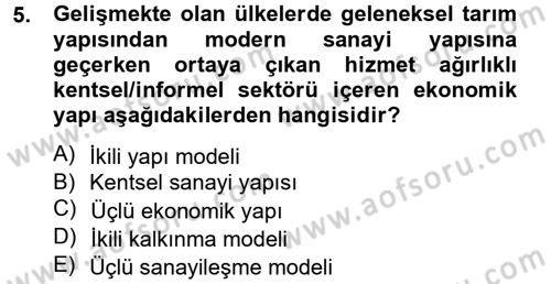Maliye Politikası 2 Dersi 2013 - 2014 Yılı Tek Ders Sınav Soruları 5. Soru