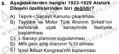 Maliye Politikası 2 Dersi 2013 - 2014 Yılı Tek Ders Sınav Soruları 8. Soru