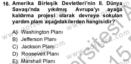 Maliye Politikası 2 Dersi 2014 - 2015 Yılı (Vize) Ara Sınav Soruları 16. Soru
