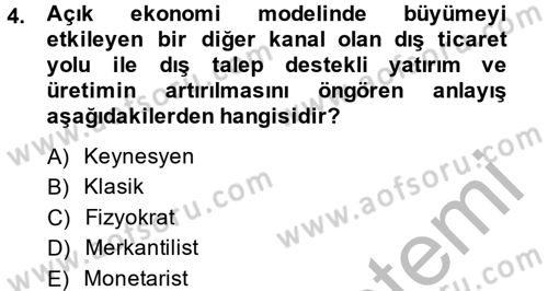 Maliye Politikası 2 Dersi 2014 - 2015 Yılı (Final) Dönem Sonu Sınav Soruları 4. Soru