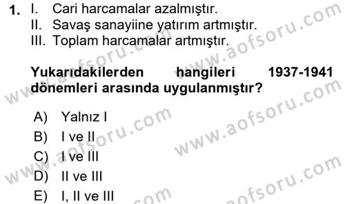 Maliye Politikası 2 Dersi 2016 - 2017 Yılı 3 Ders Sınav Soruları 1. Soru