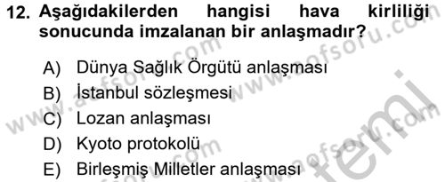 Maliye Politikası 2 Dersi 2016 - 2017 Yılı 3 Ders Sınav Soruları 12. Soru