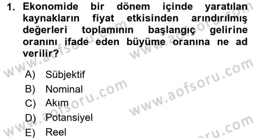 Maliye Politikası 2 Dersi 2016 - 2017 Yılı (Vize) Ara Sınav Soruları 1. Soru