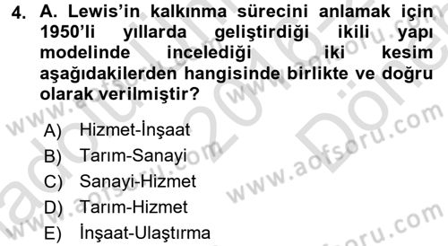 Maliye Politikası 2 Dersi 2016 - 2017 Yılı (Final) Dönem Sonu Sınav Soruları 4. Soru