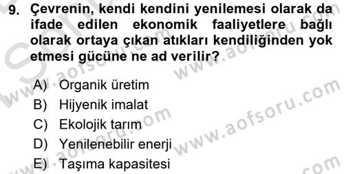 Maliye Politikası 2 Dersi 2016 - 2017 Yılı (Final) Dönem Sonu Sınav Soruları 9. Soru