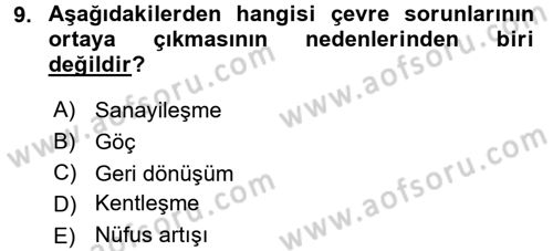 Maliye Politikası 2 Dersi 2017 - 2018 Yılı 3 Ders Sınav Soruları 9. Soru