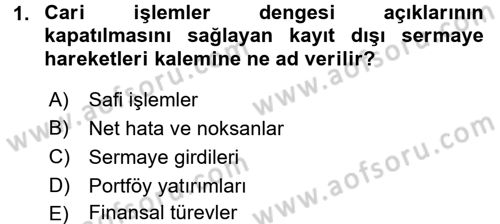 Maliye Politikası 2 Dersi 2017 - 2018 Yılı (Vize) Ara Sınav Soruları 1. Soru