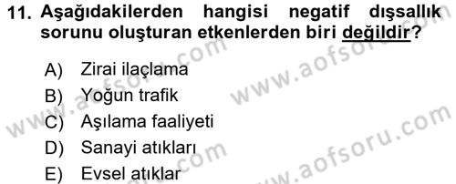 Maliye Politikası 2 Dersi 2017 - 2018 Yılı (Final) Dönem Sonu Sınav Soruları 11. Soru