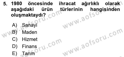 Maliye Politikası 2 Dersi 2018 - 2019 Yılı (Vize) Ara Sınav Soruları 5. Soru