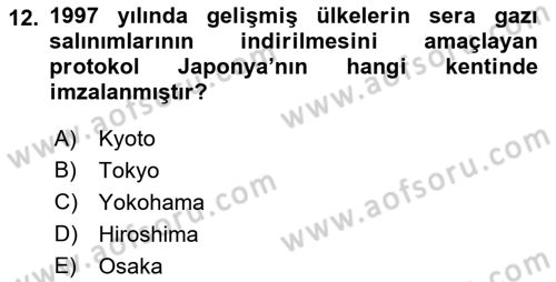 Maliye Politikası 2 Dersi 2018 - 2019 Yılı (Final) Dönem Sonu Sınav Soruları 12. Soru