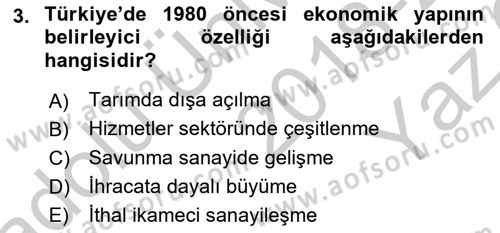 Maliye Politikası 2 Dersi 2018 - 2019 Yılı Yaz Okulu Sınav Soruları 3. Soru