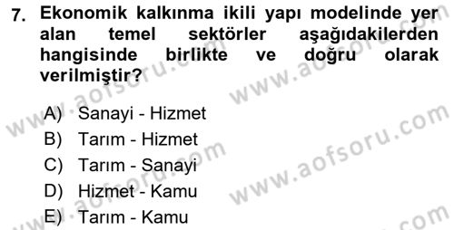 Maliye Politikası 2 Dersi 2018 - 2019 Yılı Yaz Okulu Sınav Soruları 7. Soru