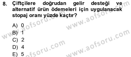 Vergi Uygulamaları Dersi 2013 - 2014 Yılı (Vize) Ara Sınav Soruları 8. Soru