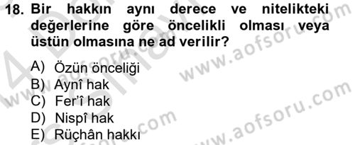 Vergi Uygulamaları Dersi 2013 - 2014 Yılı Tek Ders Sınav Soruları 18. Soru