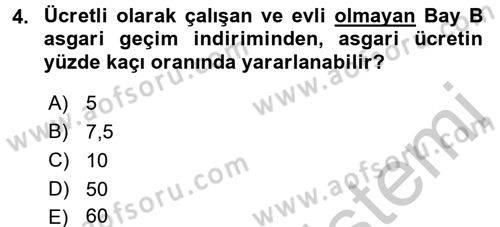 Vergi Uygulamaları Dersi 2016 - 2017 Yılı (Vize) Ara Sınav Soruları 4. Soru