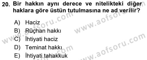 Vergi Uygulamaları Dersi 2017 - 2018 Yılı 3 Ders Sınav Soruları 20. Soru