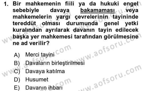 Vergi Yargılaması Hukuku Dersi 2015 - 2016 Yılı (Final) Dönem Sonu Sınav Soruları 1. Soru