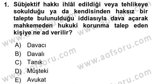 Vergi Yargılaması Hukuku Dersi 2018 - 2019 Yılı 3 Ders Sınav Soruları 1. Soru