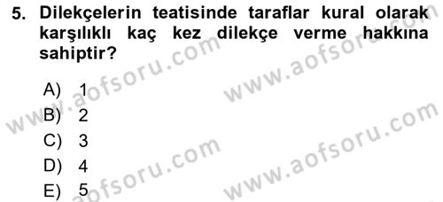 Vergi Yargılaması Hukuku Dersi 2018 - 2019 Yılı (Final) Dönem Sonu Sınav Soruları 5. Soru
