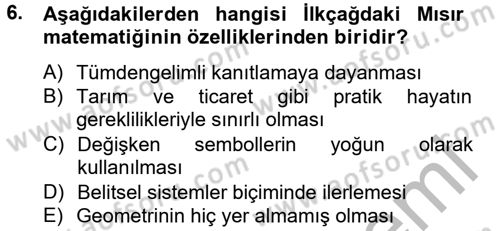Mantığın Gelişimi Dersi 2012 - 2013 Yılı (Vize) Ara Sınav Soruları 6. Soru