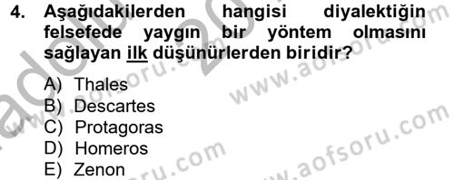 Mantığın Gelişimi Dersi 2014 - 2015 Yılı (Vize) Ara Sınav Soruları 4. Soru