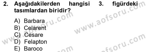 Mantığın Gelişimi Dersi 2014 - 2015 Yılı Tek Ders Sınav Soruları 2. Soru