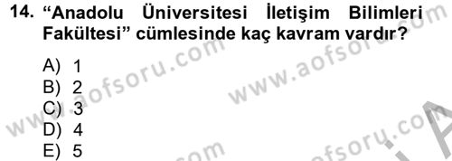 Klasik Mantık Dersi 2012 - 2013 Yılı (Vize) Ara Sınav Soruları 14. Soru