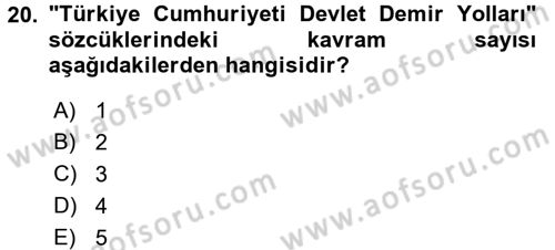 Klasik Mantık Dersi 2015 - 2016 Yılı (Vize) Ara Sınav Soruları 20. Soru