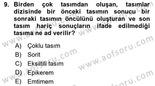Klasik Mantık Dersi 2023 - 2024 Yılı (Final) Dönem Sonu Sınav Soruları 9. Soru