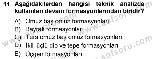 Menkul Kıymet Yatırımları Dersi 2012 - 2013 Yılı (Final) Dönem Sonu Sınav Soruları 11. Soru