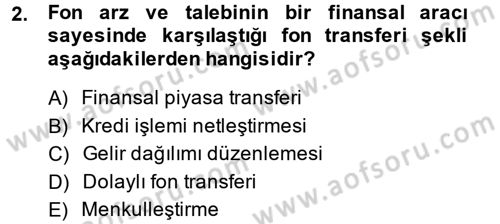 Menkul Kıymet Yatırımları Dersi 2014 - 2015 Yılı (Final) Dönem Sonu Sınav Soruları 2. Soru