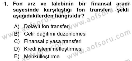 Menkul Kıymet Yatırımları Dersi 2015 - 2016 Yılı (Vize) Ara Sınav Soruları 1. Soru
