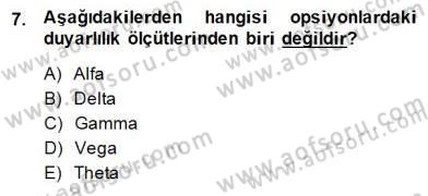 Türev Araçlar Dersi 2014 - 2015 Yılı (Final) Dönem Sonu Sınav Soruları 7. Soru