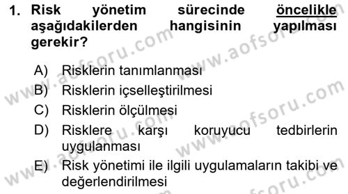 Türev Araçlar Dersi 2018 - 2019 Yılı 3 Ders Sınav Soruları 1. Soru