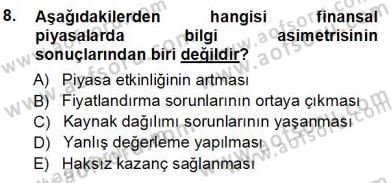 Yatırımcı İlişkileri Yönetimi Dersi 2012 - 2013 Yılı (Vize) Ara Sınav Soruları 8. Soru