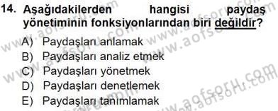 Yatırımcı İlişkileri Yönetimi Dersi 2012 - 2013 Yılı (Final) Dönem Sonu Sınav Soruları 14. Soru