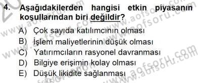 Yatırımcı İlişkileri Yönetimi Dersi 2012 - 2013 Yılı (Final) Dönem Sonu Sınav Soruları 4. Soru