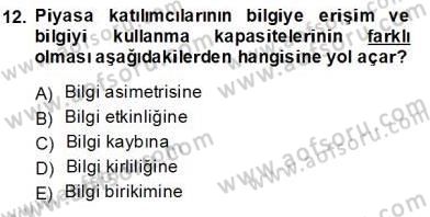 Yatırımcı İlişkileri Yönetimi Dersi 2013 - 2014 Yılı (Vize) Ara Sınav Soruları 12. Soru