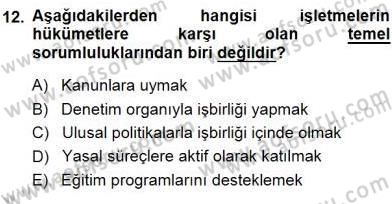 Yatırımcı İlişkileri Yönetimi Dersi 2013 - 2014 Yılı (Final) Dönem Sonu Sınav Soruları 12. Soru