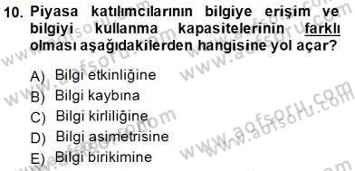 Yatırımcı İlişkileri Yönetimi Dersi 2014 - 2015 Yılı (Vize) Ara Sınav Soruları 10. Soru