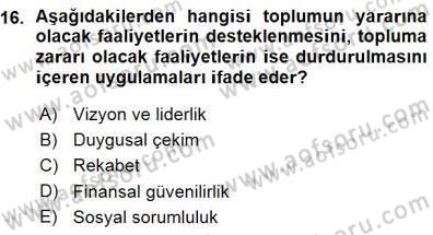 Yatırımcı İlişkileri Yönetimi Dersi 2015 - 2016 Yılı (Vize) Ara Sınav Soruları 16. Soru